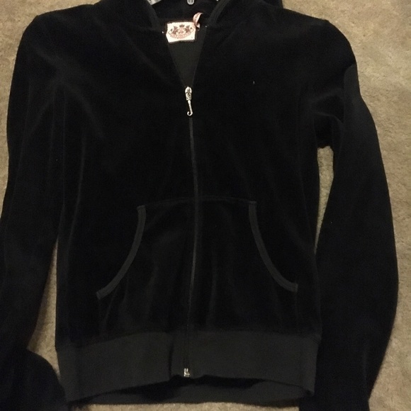 Juicy Couture Velvet Zip Up - Picture 1 of 2